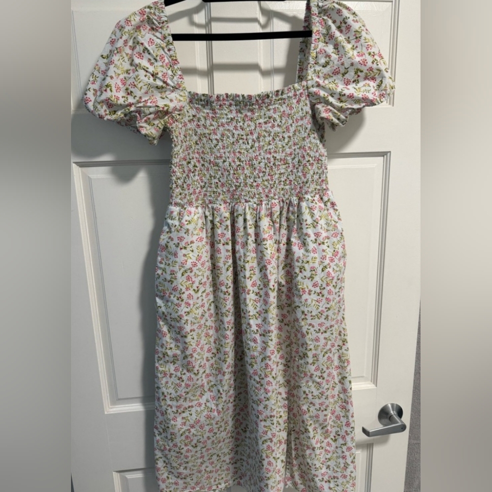 JCrew Midi Smocked Dress